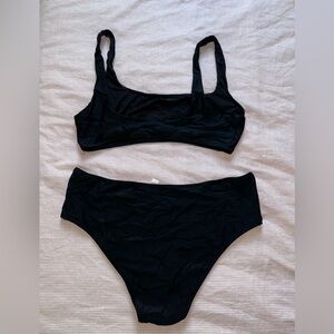 High Waisted V-Cut Bikini Set